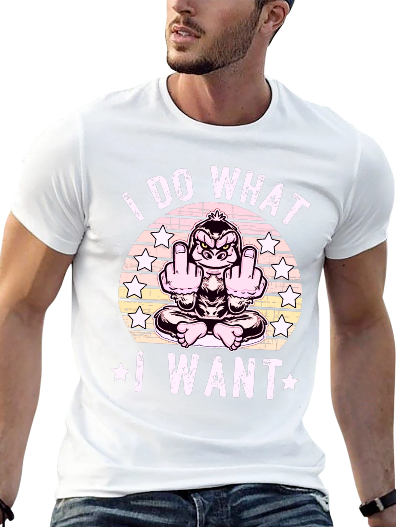 I Do What I Want Funny Gorilla T-Shirt