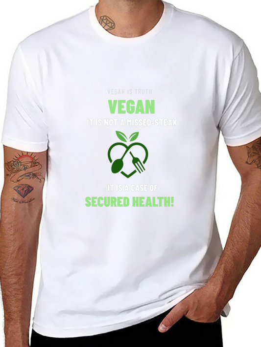 Vegan Truth T-Shirt: Secured Health Tee