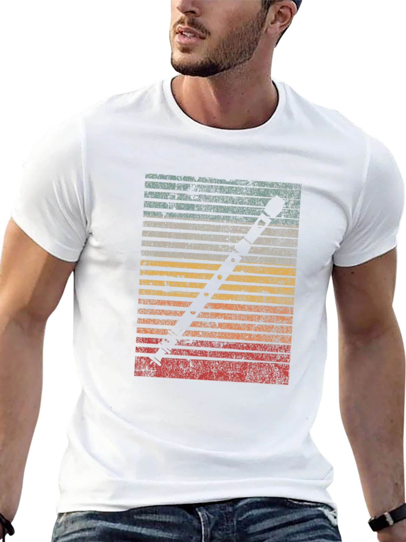 Retro Flute Player T-Shirt - Musician Gift