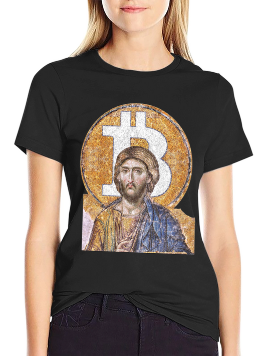 Bitcoin Christ Graphic T-Shirt