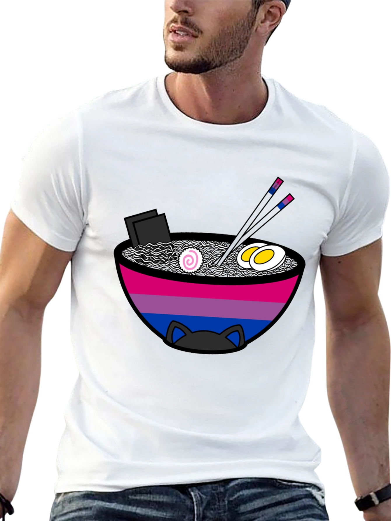 Bisexual Pride Ramen T-Shirt