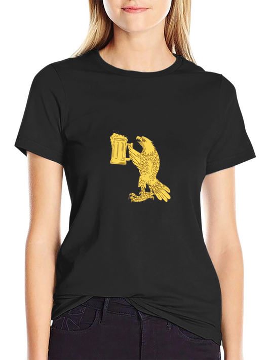 Eagle Beer Stein Graphic Tee - Black T-Shirt