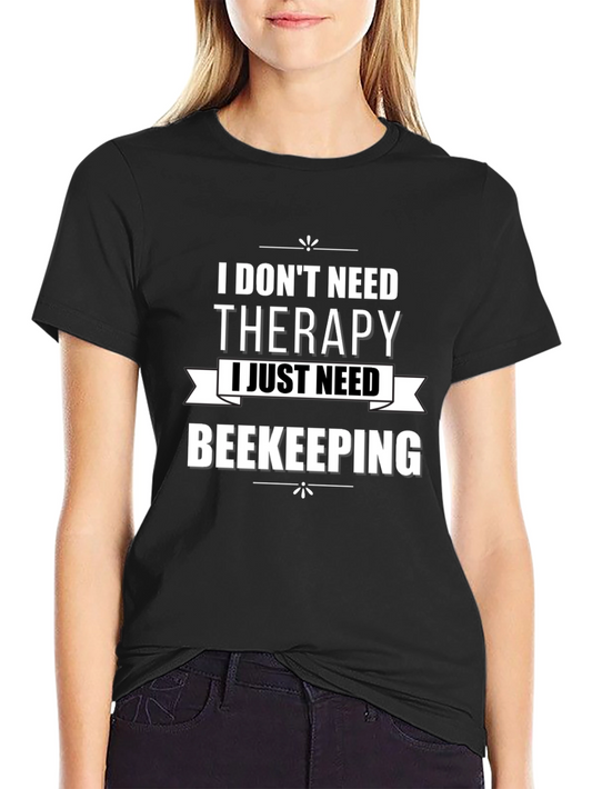 Beekeeping Therapy T-Shirt - Black