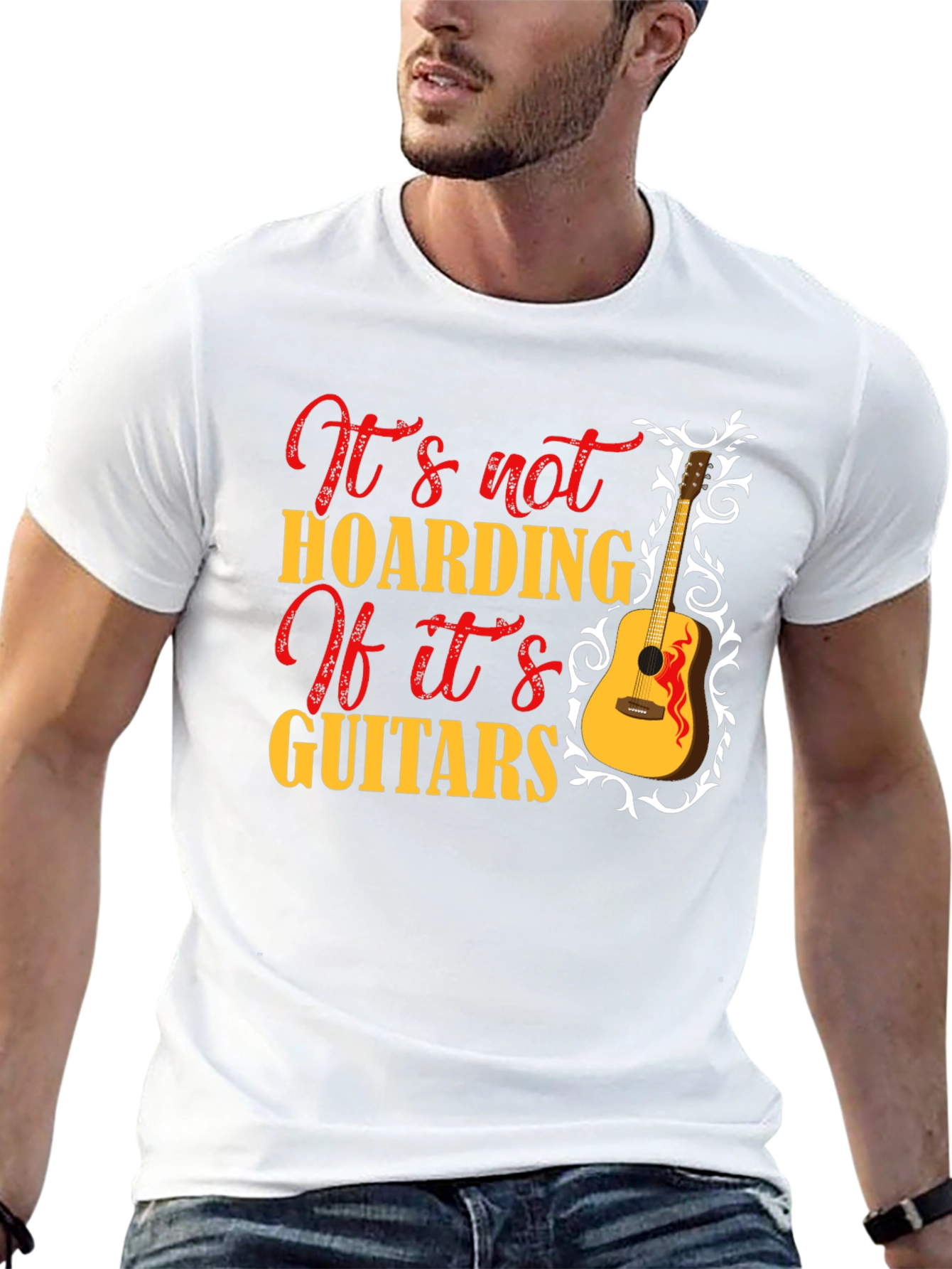 Funny Guitar Hoarding T-Shirt