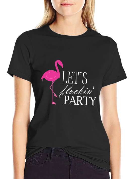Lets Flocking Party Graphic Tee