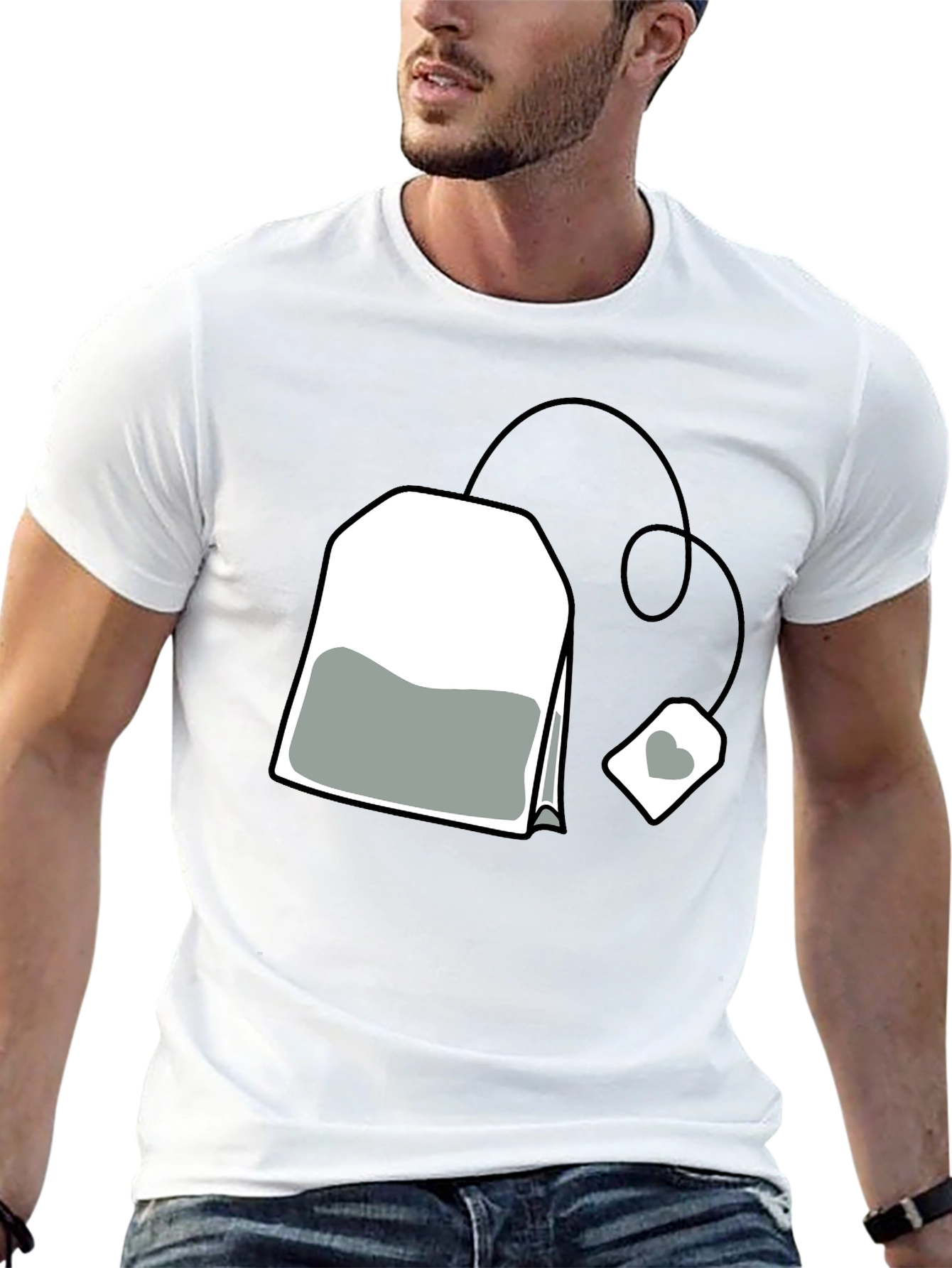 Tea Bag Graphic Tee - Casual Comfort