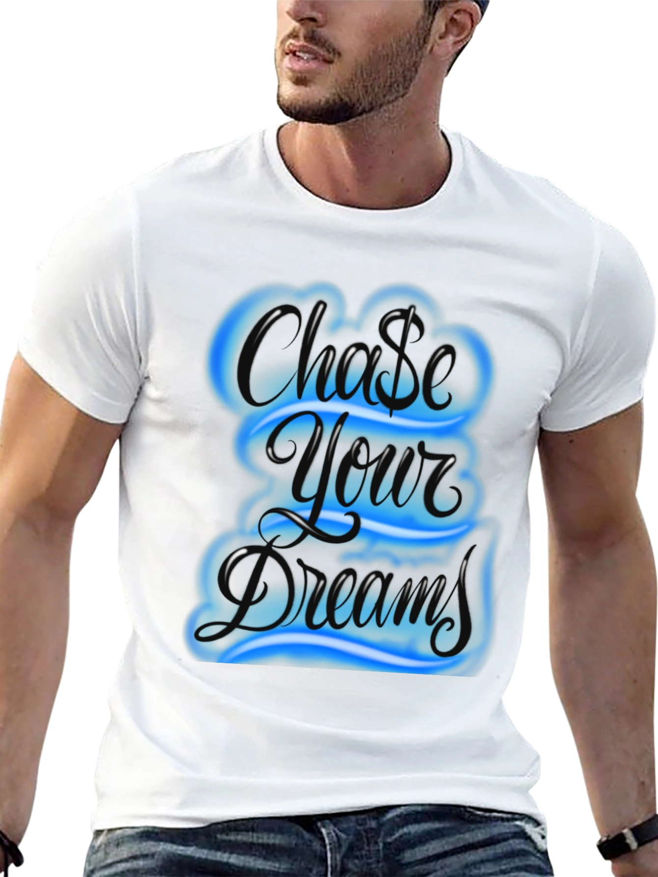 Chase Your Dreams Graphic Tee - Black