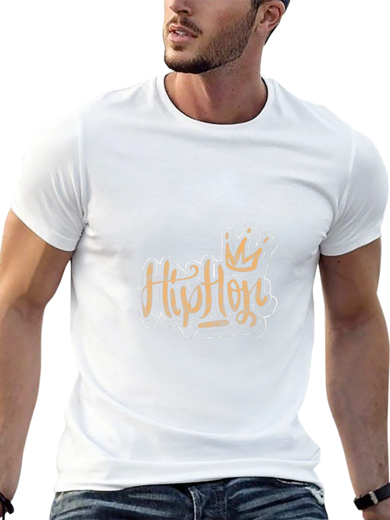Hip Hop Crown Black T-Shirt