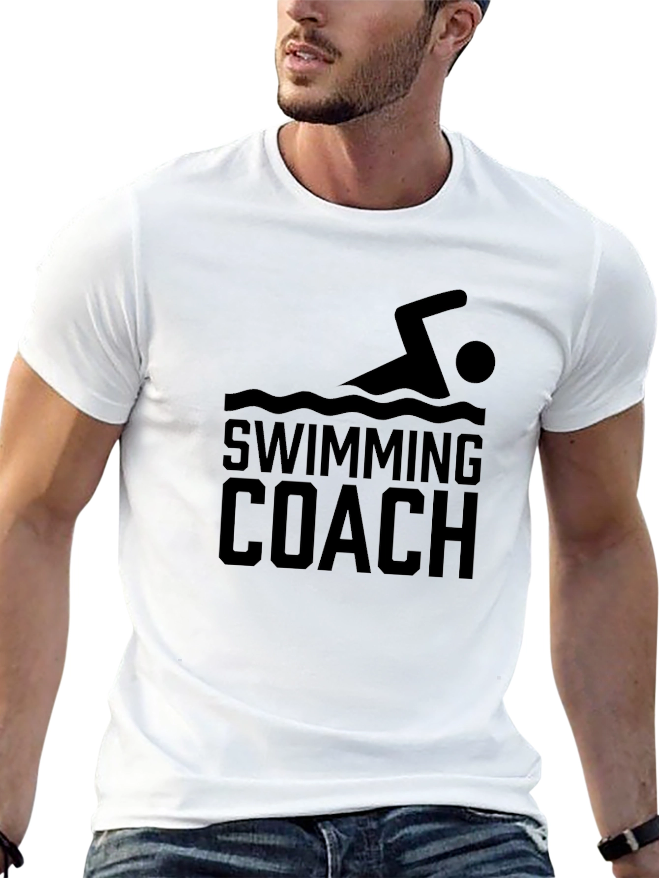 Swimming Coach Graphic Tee - Athlete Training