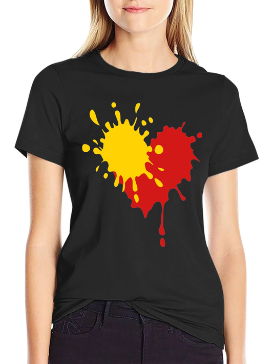 Abstract Splatter Graphic Tee