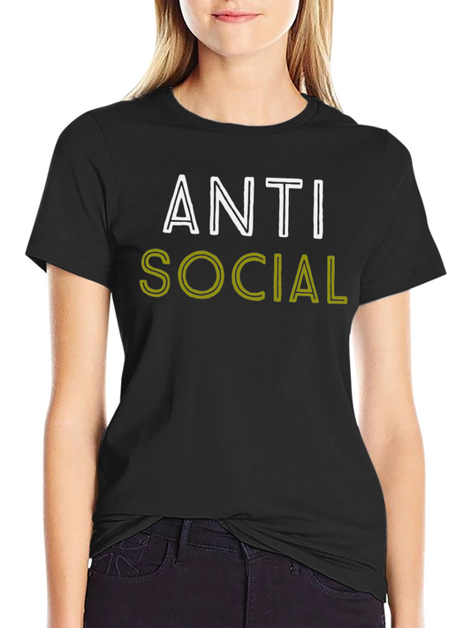 Anti Social Graphic T-Shirt - Comfortable & Stylish