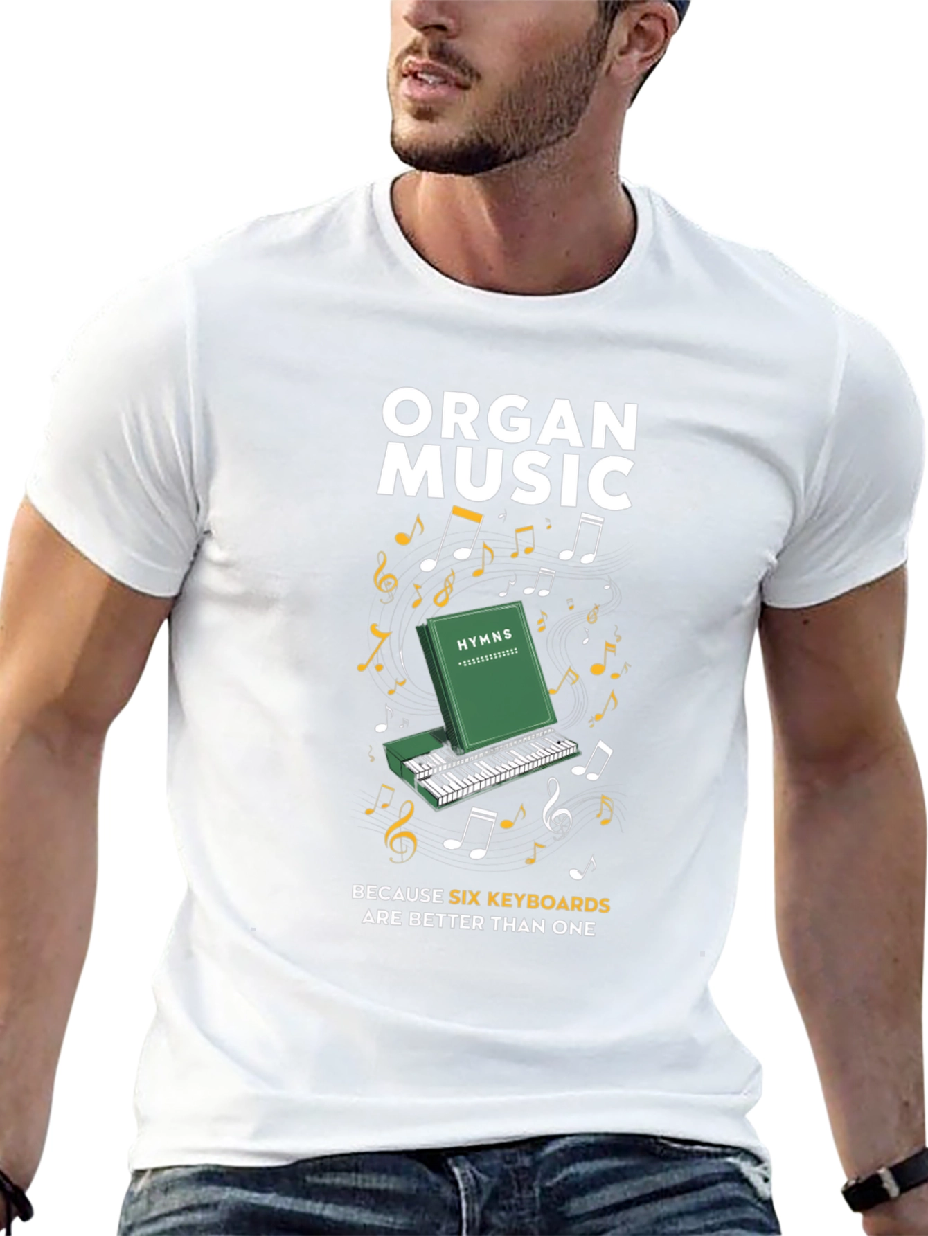 Organ Music Six Keyboards T-Shirt
