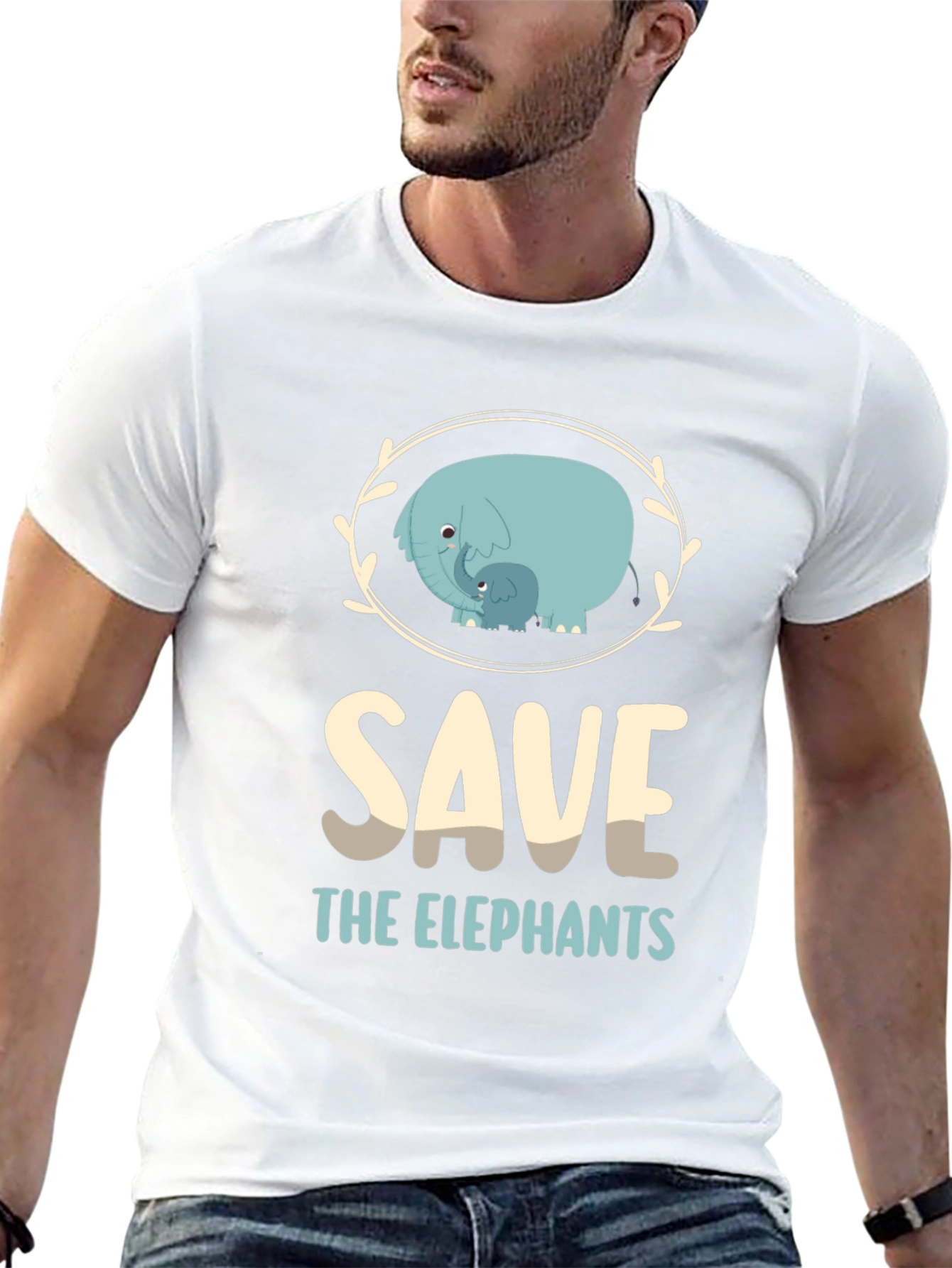 Save the Elephants Graphic T-Shirt