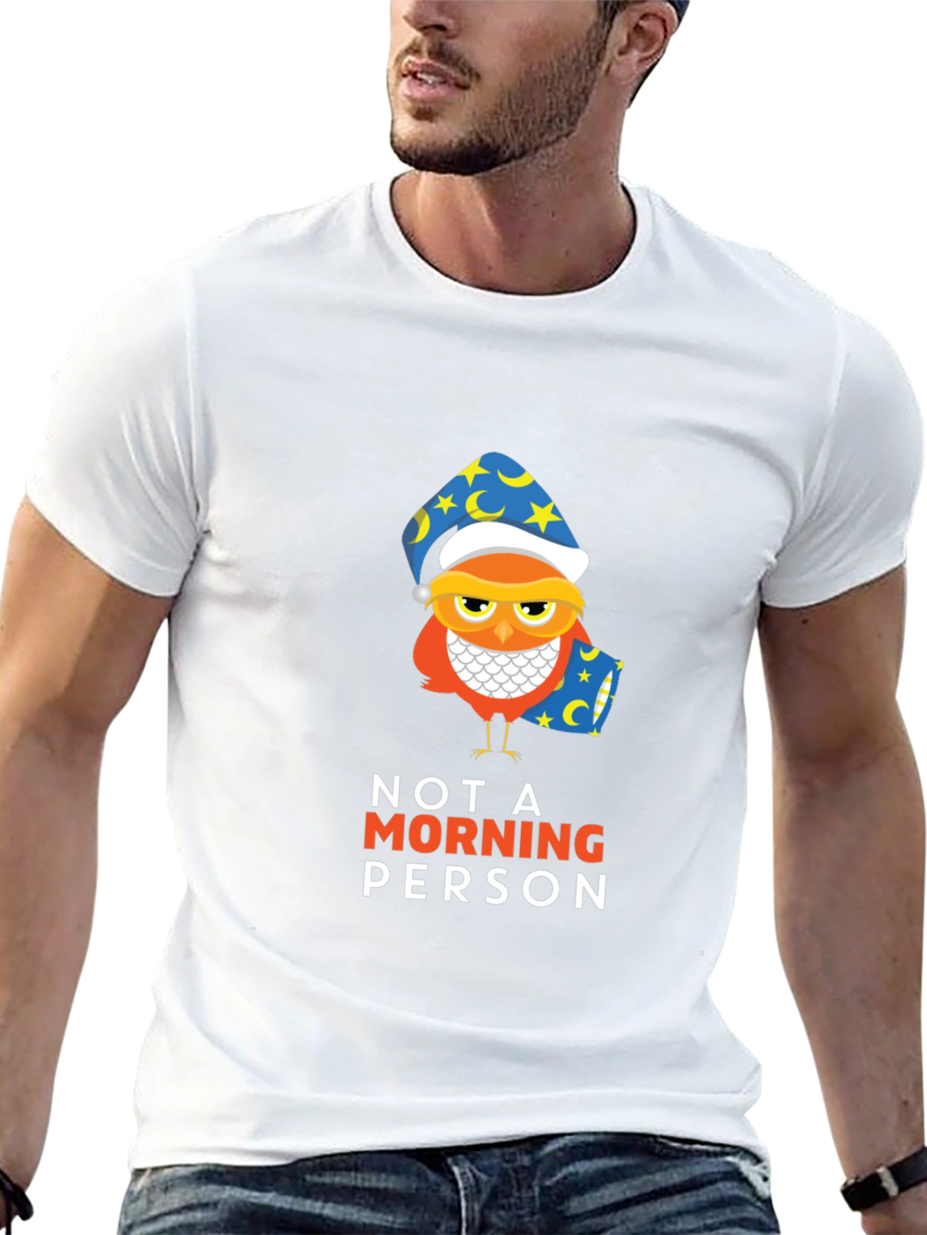 Not A Morning Person Owl T-Shirt