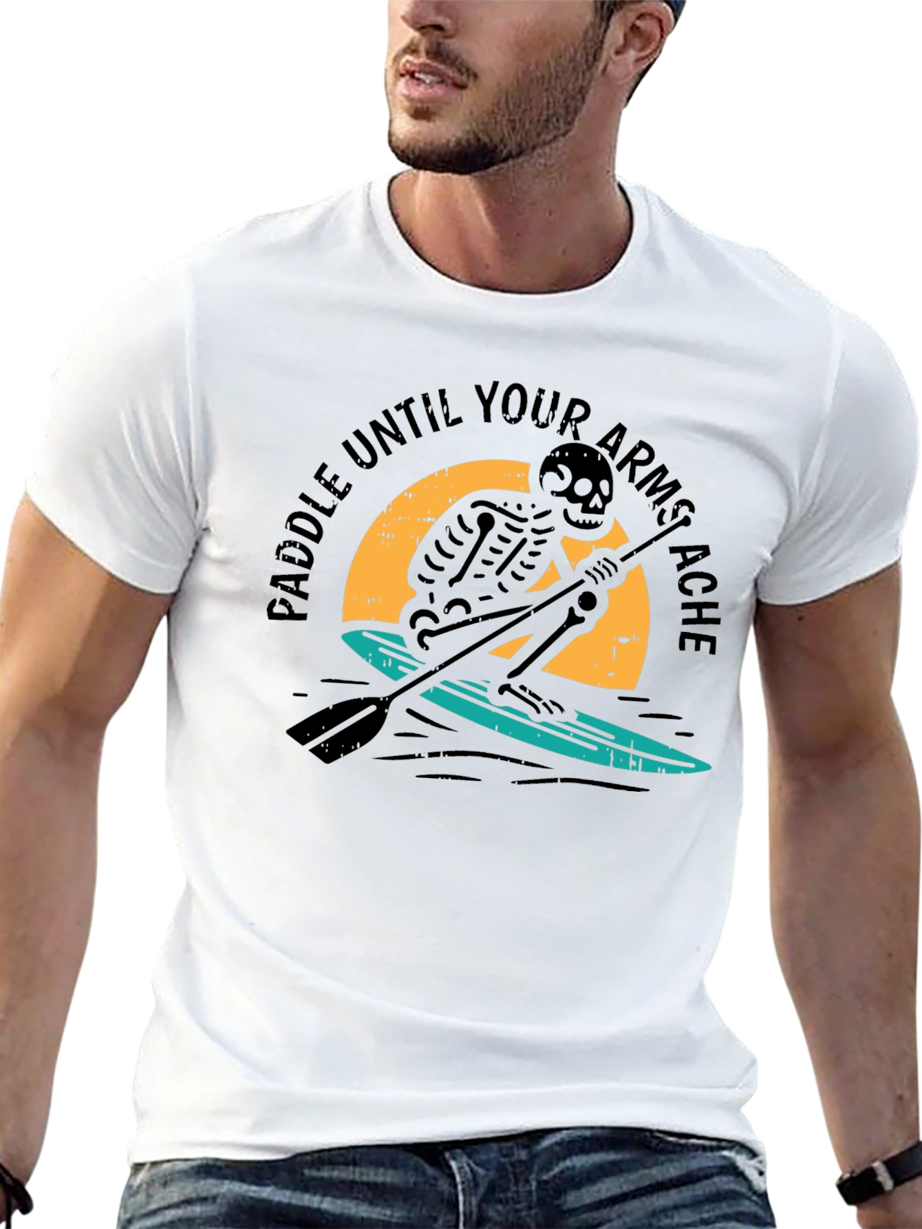 Paddle Until Your Armstache T-Shirt