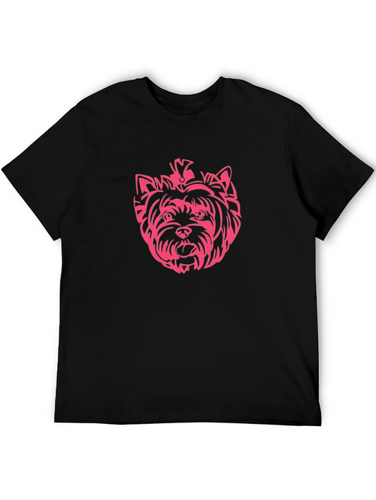 Yorkie Dog Black T-Shirt - Fun Graphic Tee