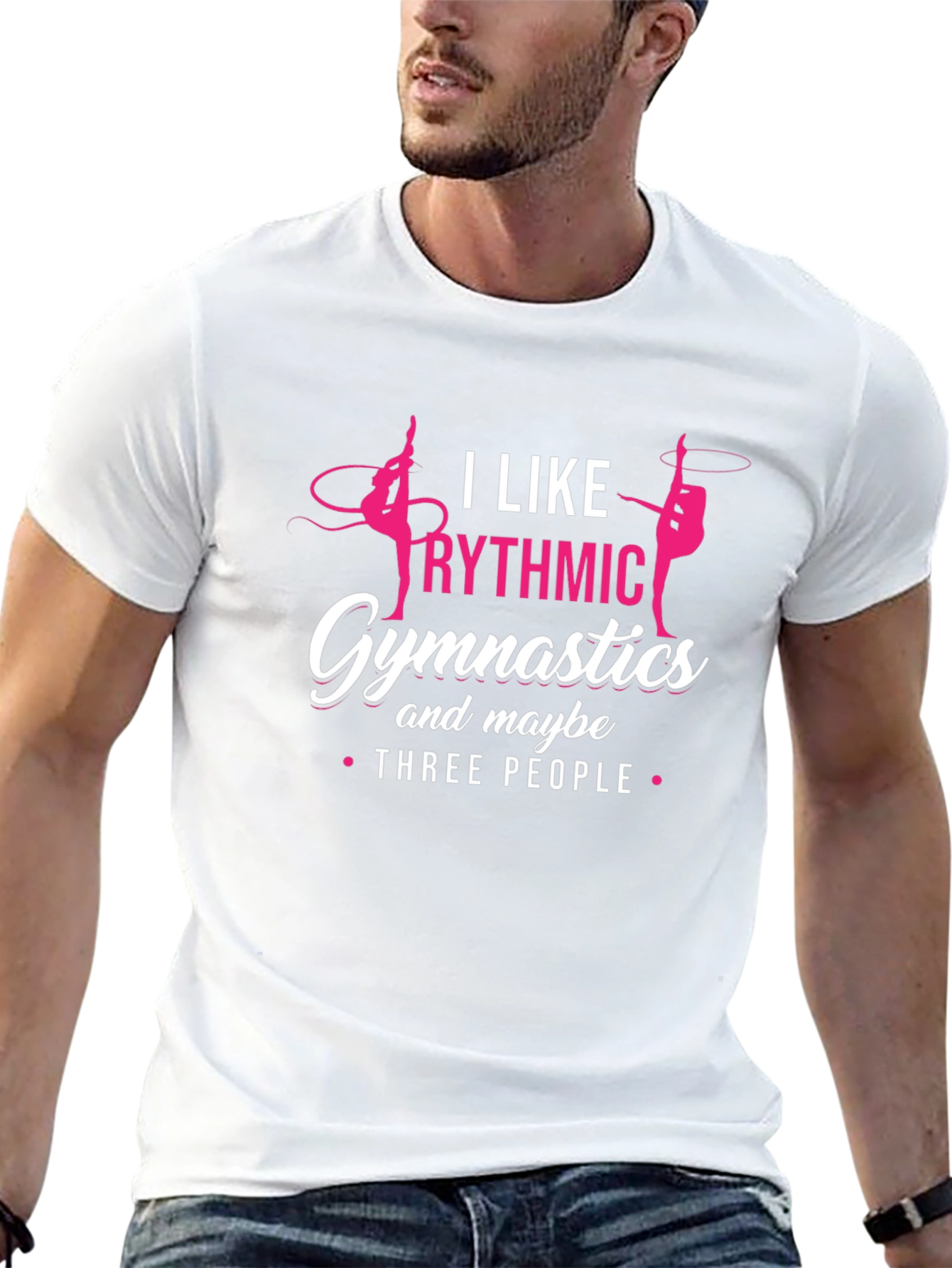 Rhythmic Gymnastics Graphic Tee - I Like Gymnastics T-Shirt