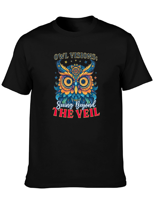 Owl Visions Graphic T-Shirt: Seeing Beyond the Veil