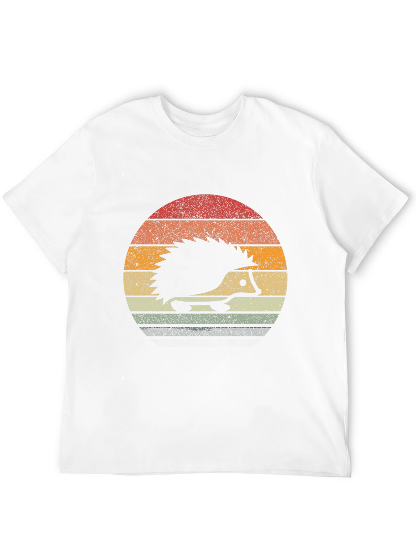 Retro Hedgehog Graphic T-Shirt - Soft Cotton Blend