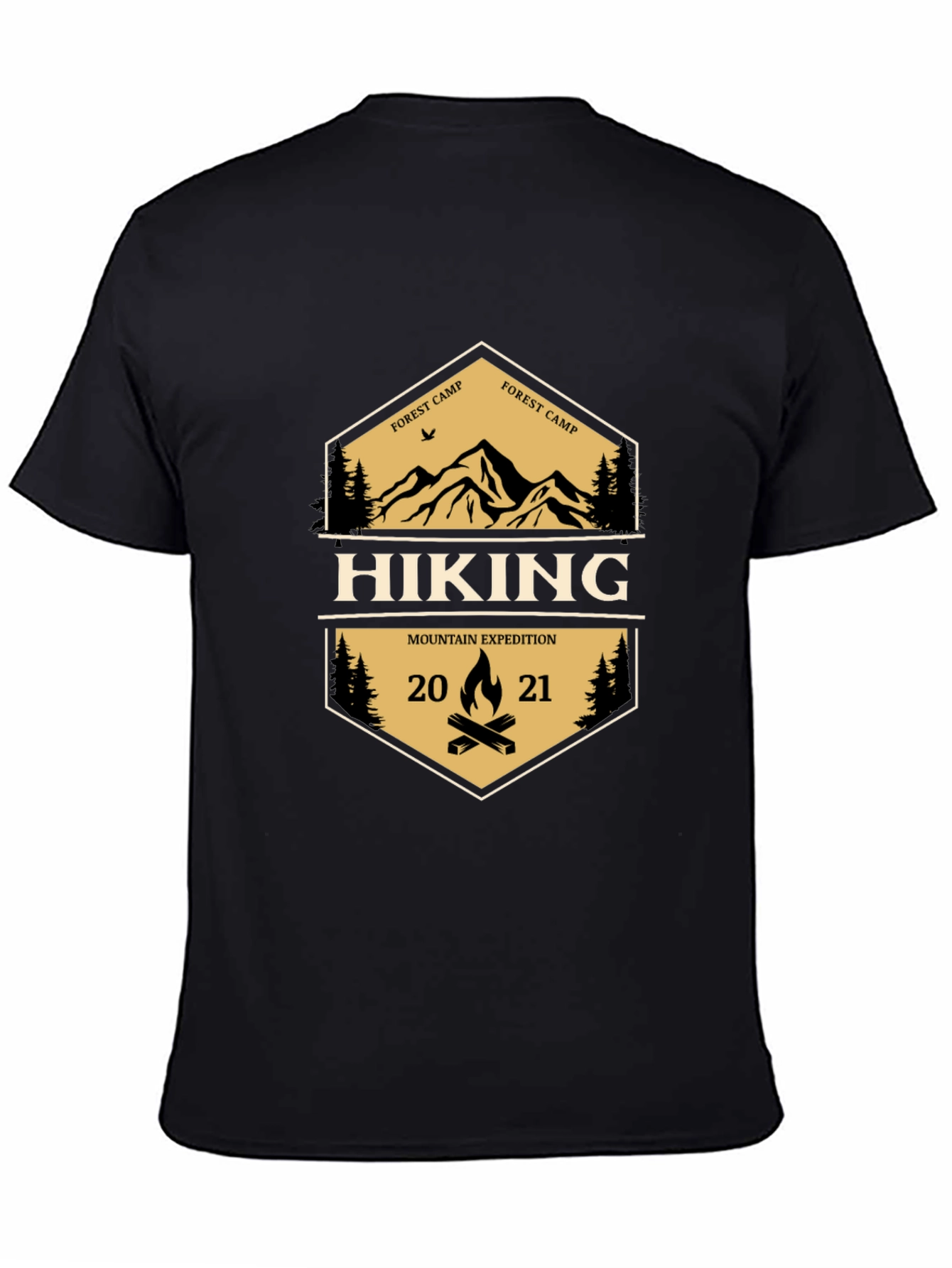 Hiking Mountain Expedition Graphic T-Shirt