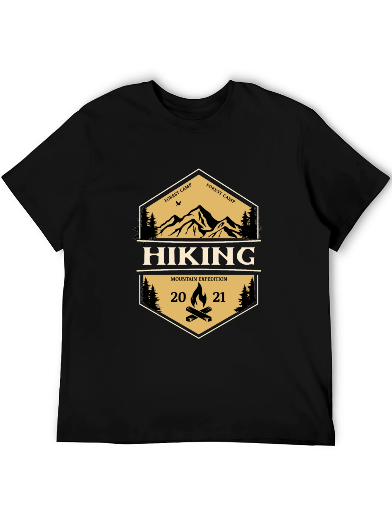 Hiking Mountain Expedition Graphic T-Shirt