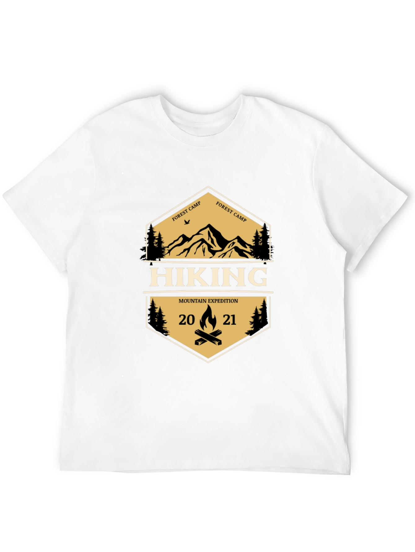 Hiking Mountain Expedition Graphic T-Shirt
