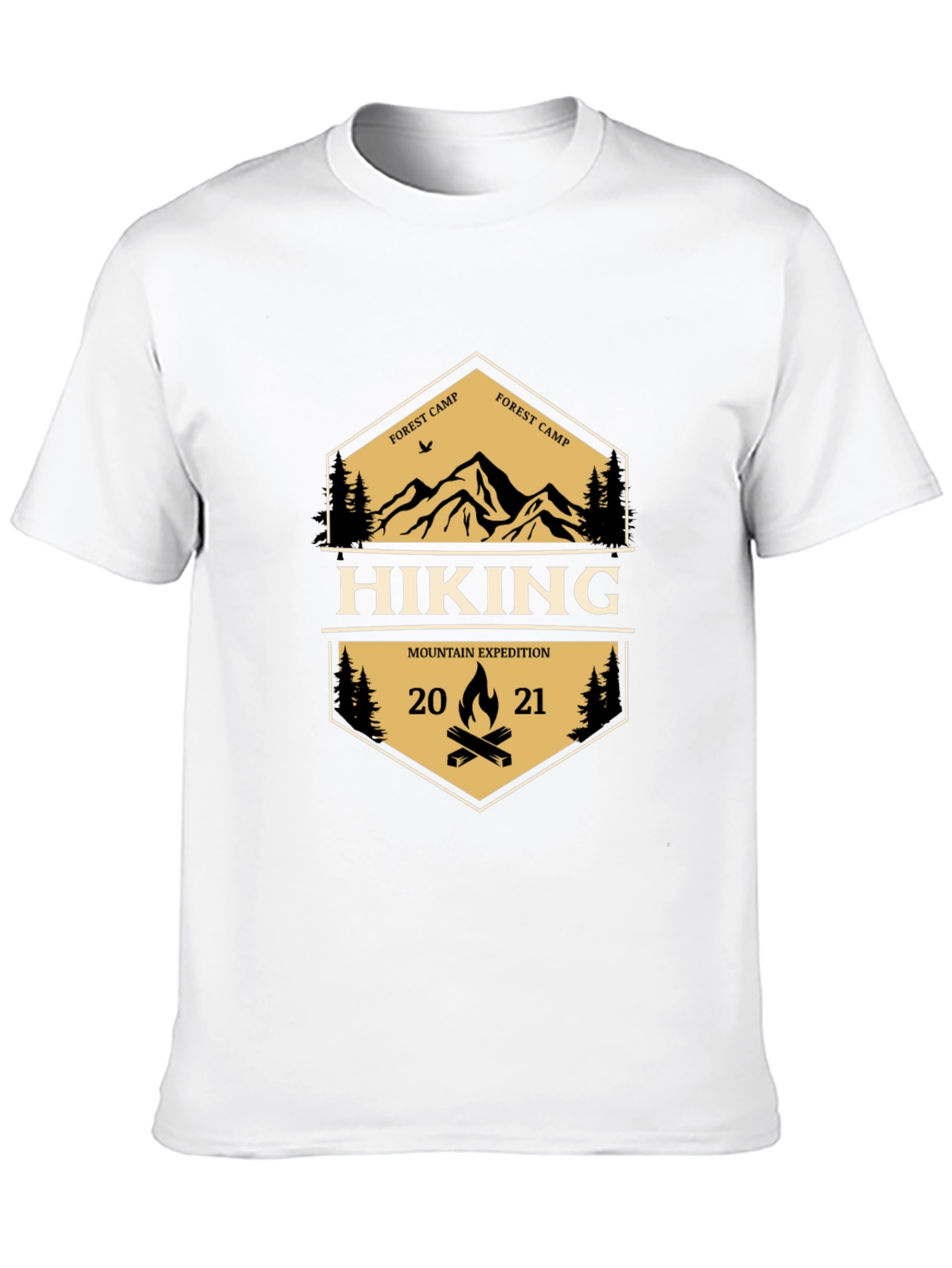 Hiking Mountain Expedition Graphic T-Shirt