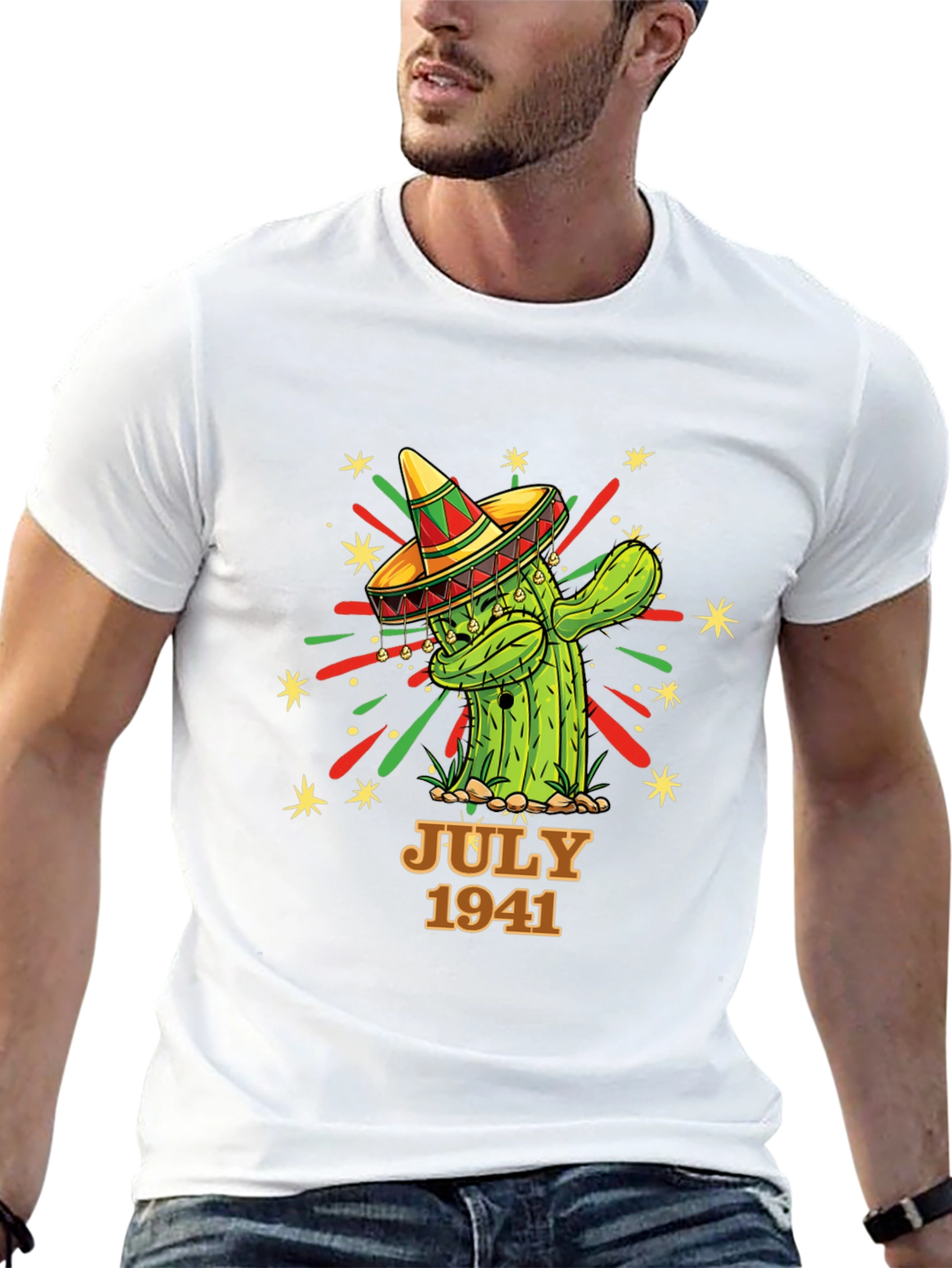 Funny Cactus July 1941 Birthday T-Shirt