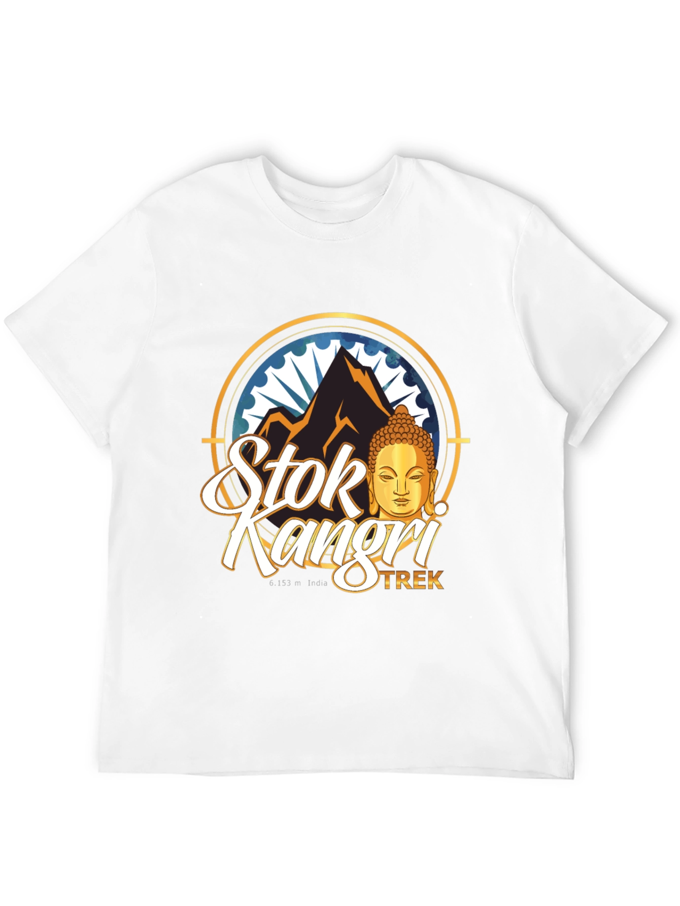 Stok Kangri Trek Black T-Shirt