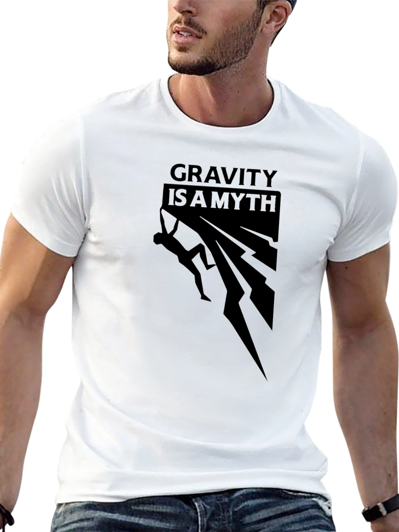 Gravity is a Myth Rock Climbing T-Shirt