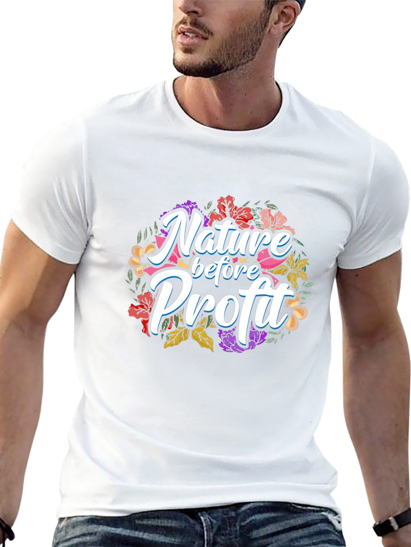 Nature Before Profit Graphic T-Shirt