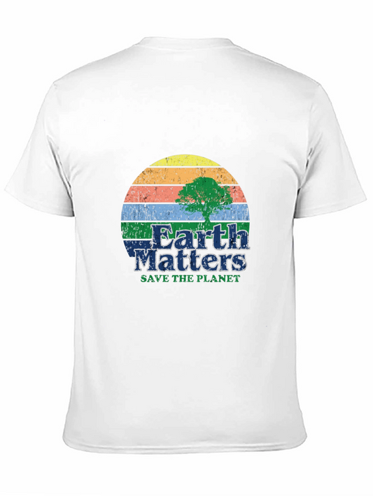 Earth Matters Save The Planet Graphic T-Shirt