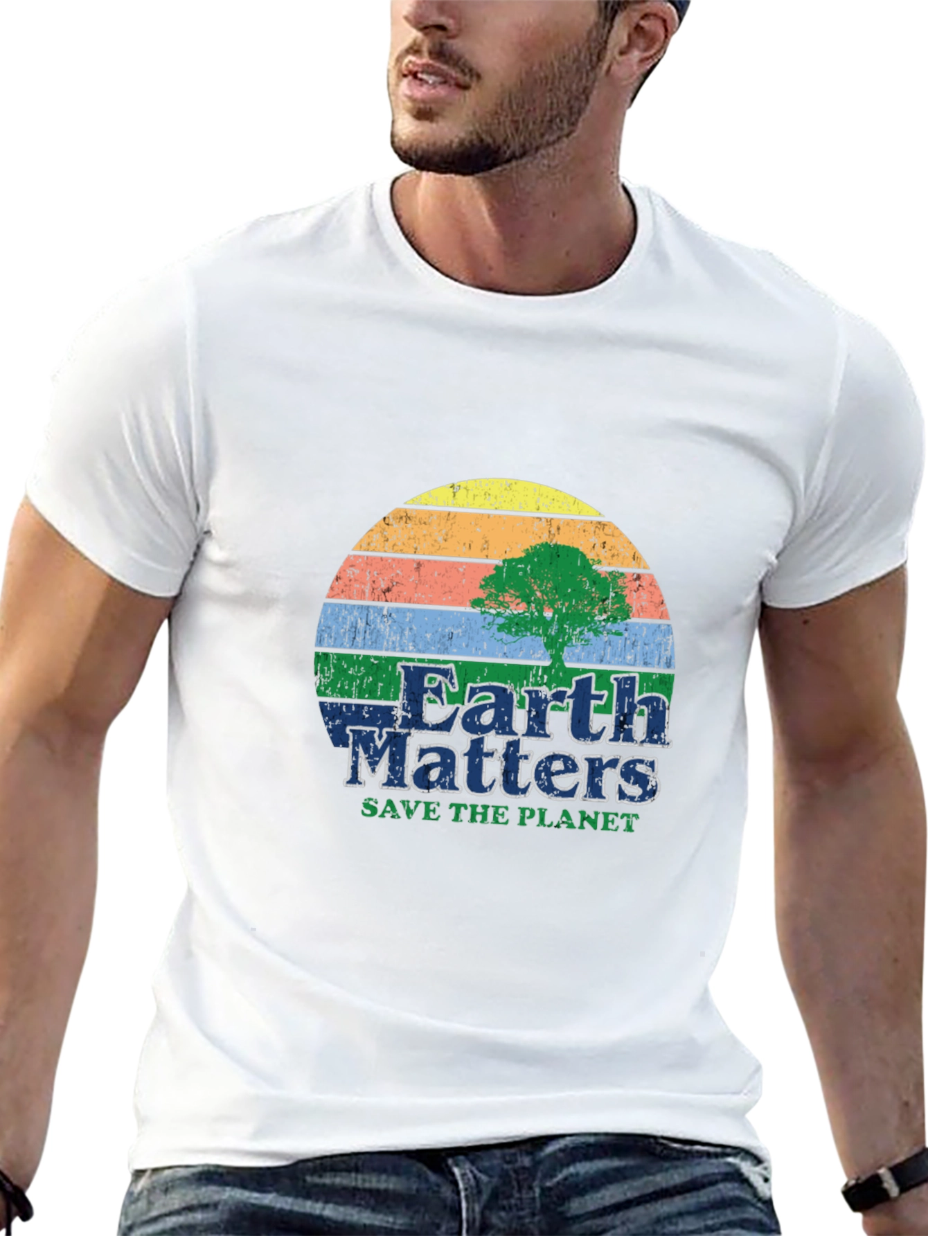 Earth Matters Save The Planet Graphic T-Shirt