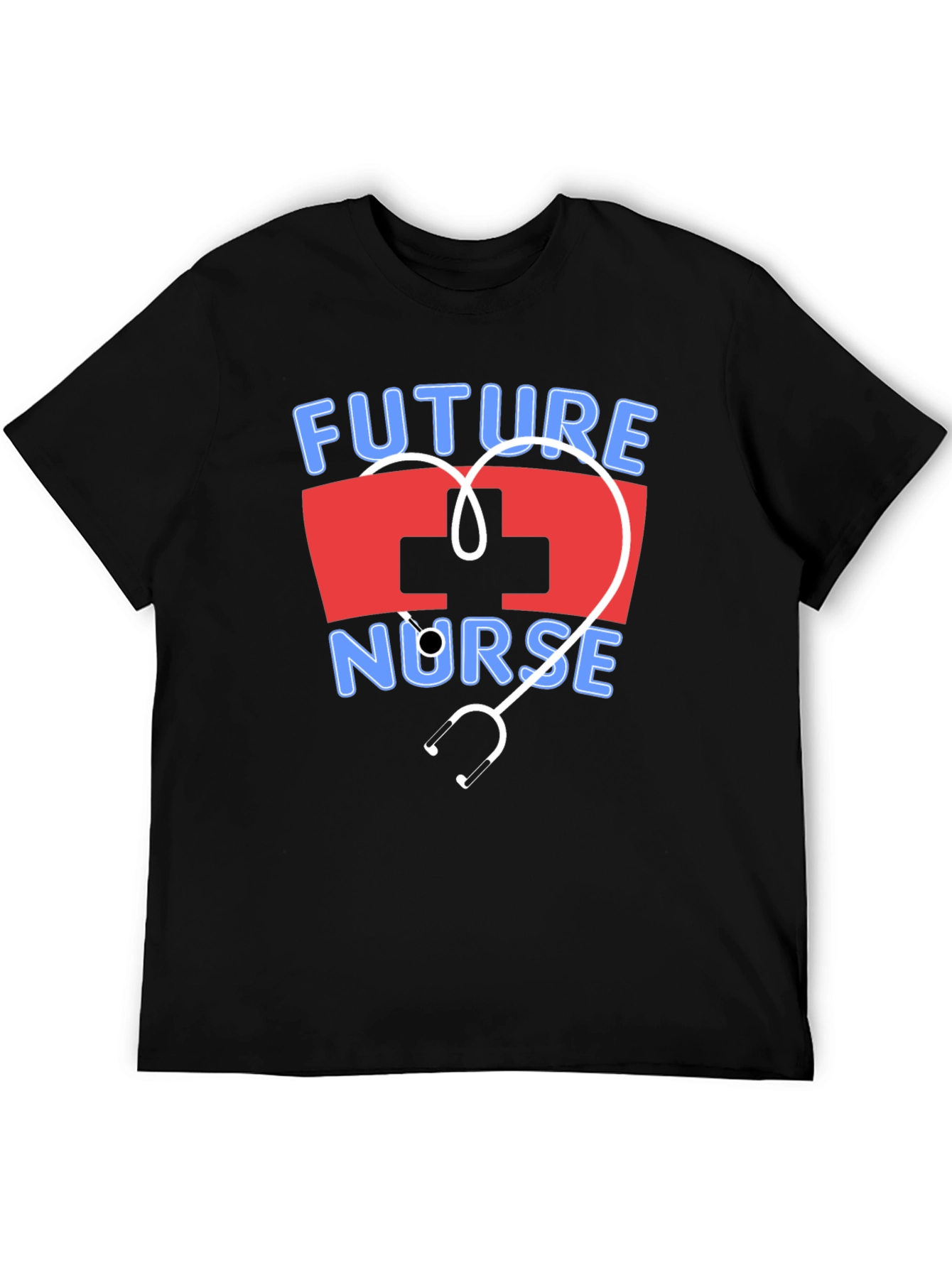 Future Nurse T-Shirt - Stethoscope Heart Design