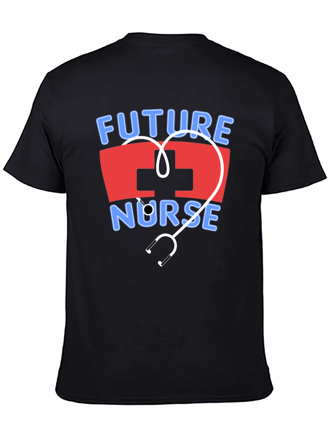 Future Nurse T-Shirt - Stethoscope Heart Design
