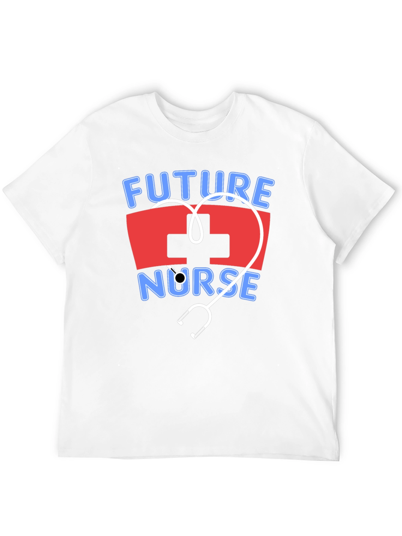 Future Nurse T-Shirt - Stethoscope Heart Design