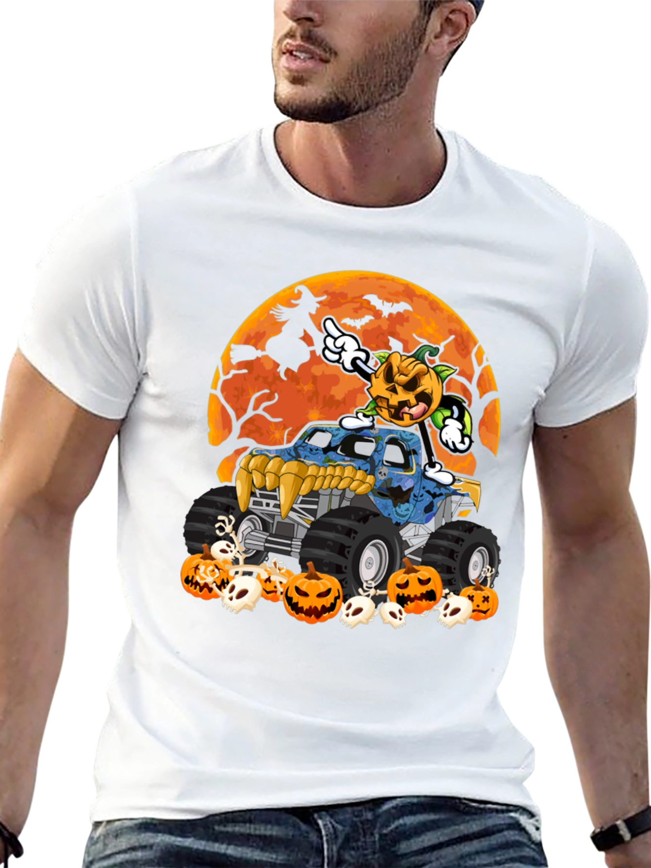 Halloween Monster Truck T-Shirt