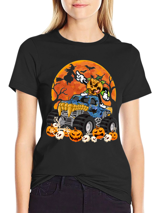 Halloween Monster Truck T-Shirt