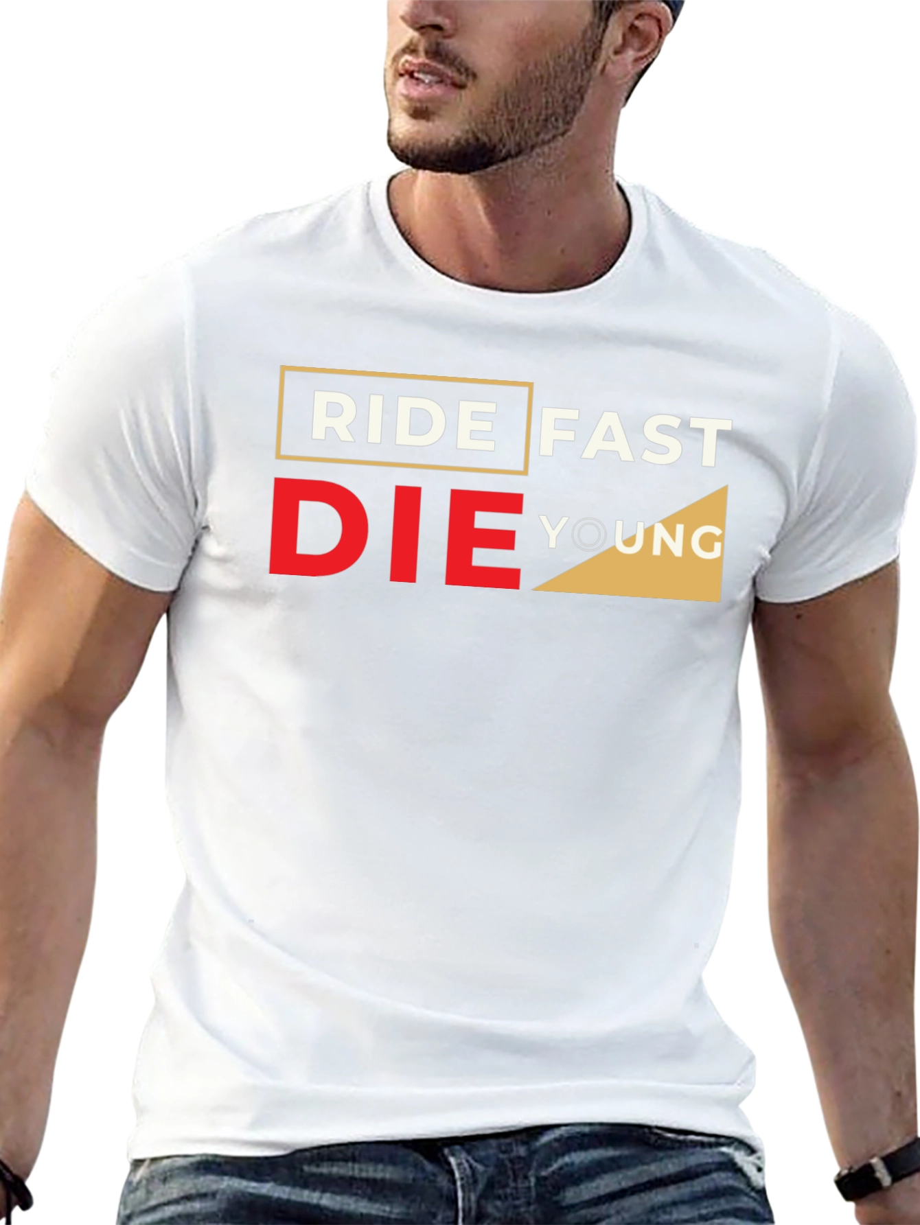 Ride Fast Die Young Graphic Black T-Shirt