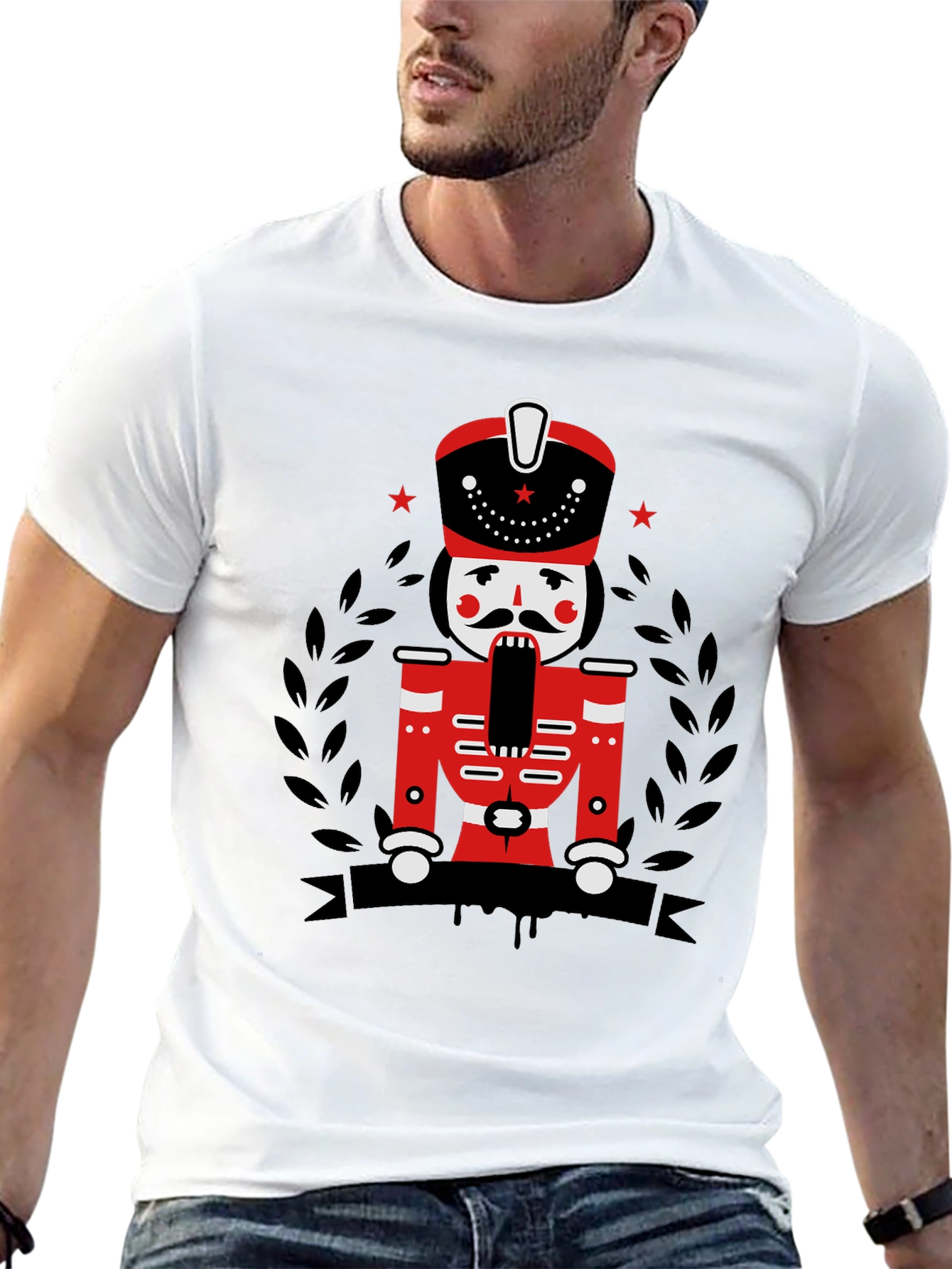 Nutcracker Graphic Tee - Holiday Festive Style