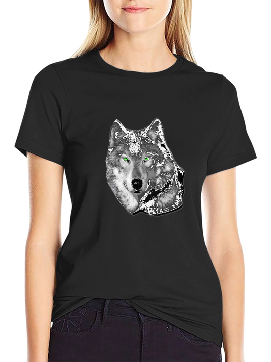 Wolf Graphic Black T-Shirt - Mens Fashion Tee