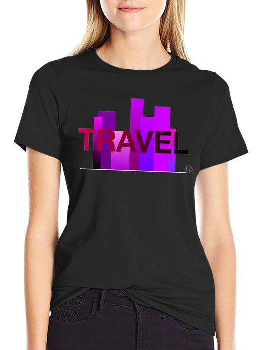 Travel Graphic T-Shirt - Cityscape Design