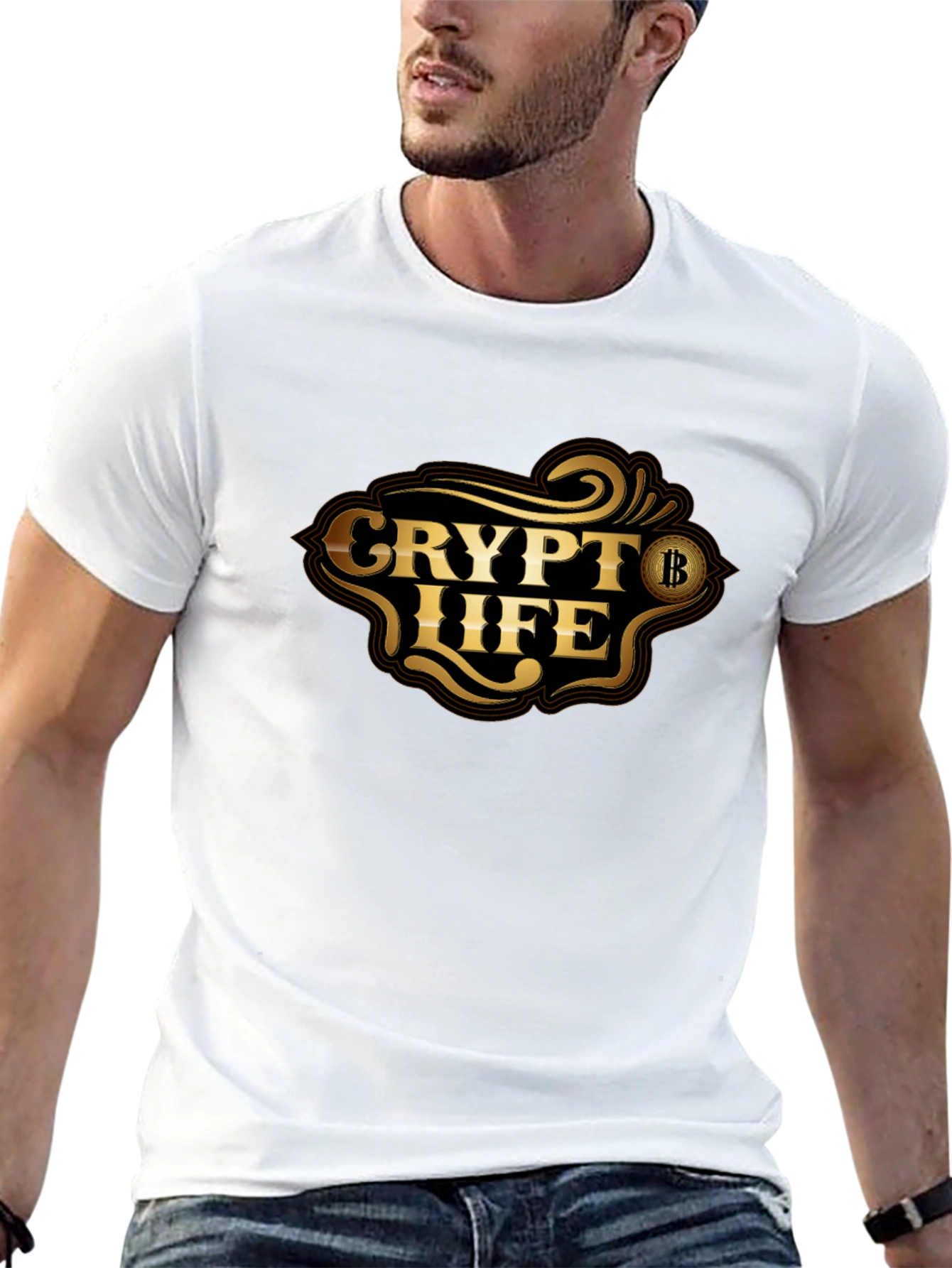 Crypto Life T-Shirt - Bitcoin Inspired Graphic Tee