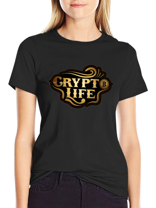 Crypto Life T-Shirt - Bitcoin Inspired Graphic Tee