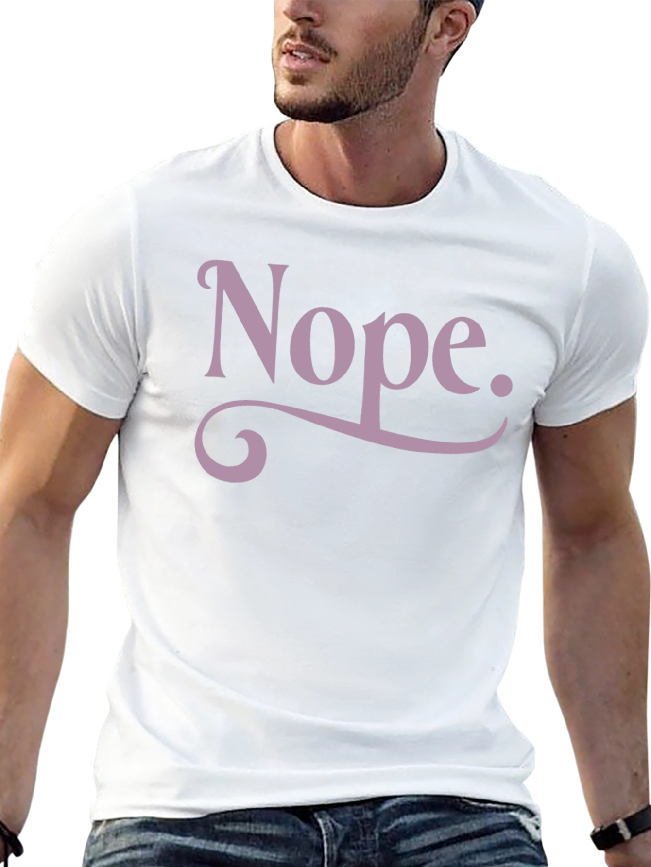 Nope Graphic Tee - Casual Comfort