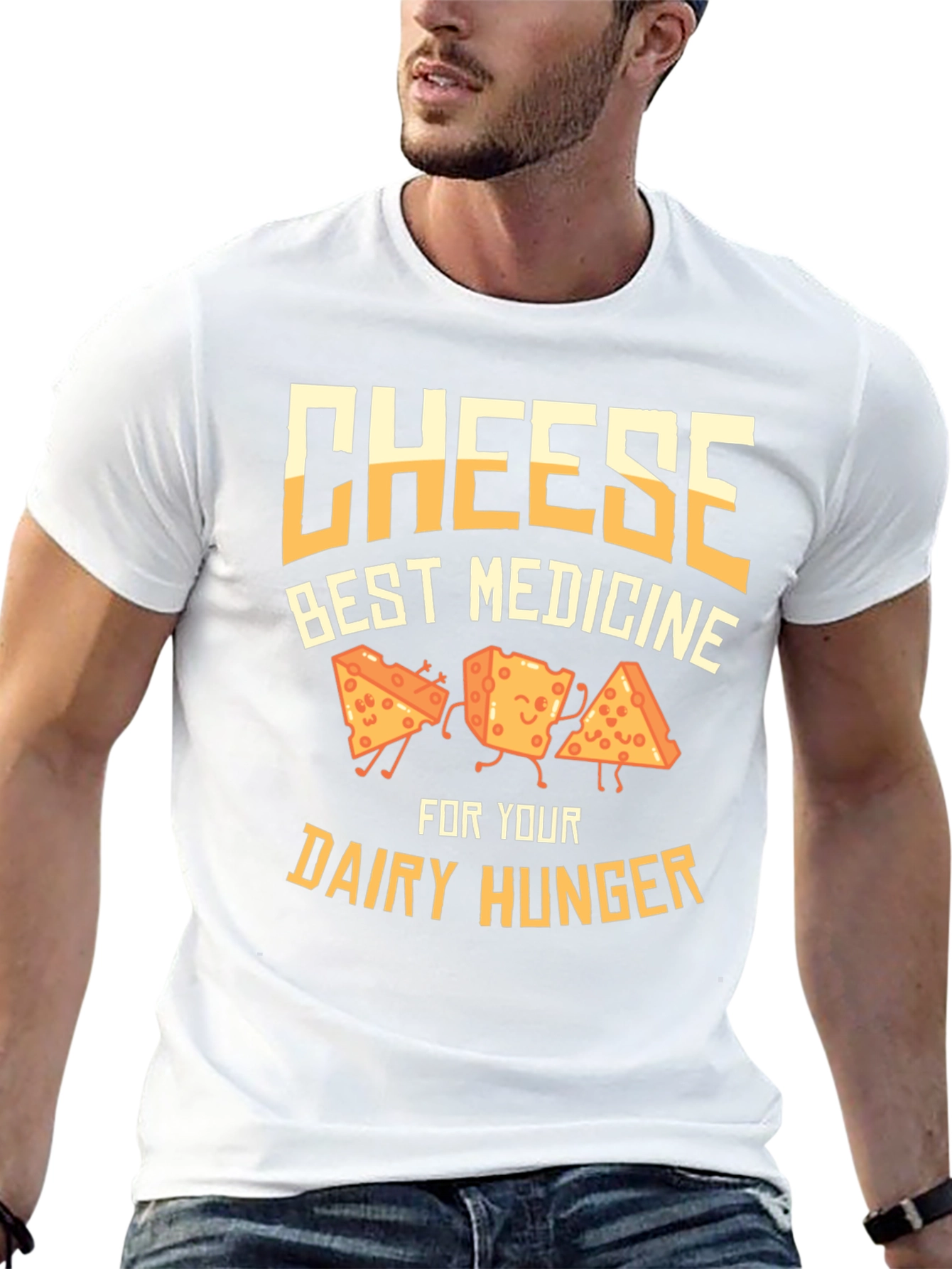 Cheese Best Medicine Humor T-Shirt