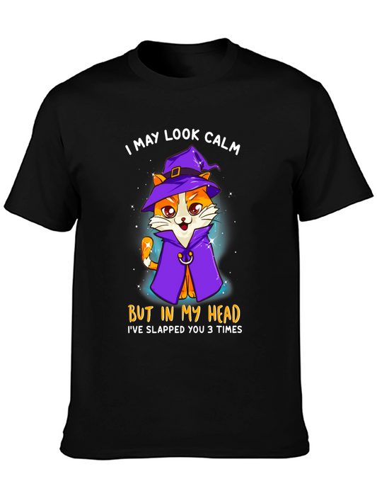 Cat Witch T-Shirt - I May Look Calm Tee