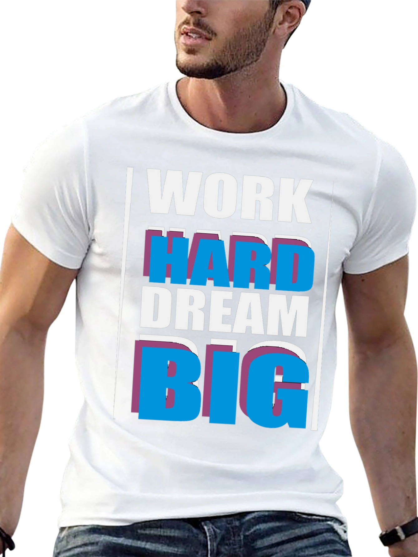 Work Hard Dream Big Graphic Tee