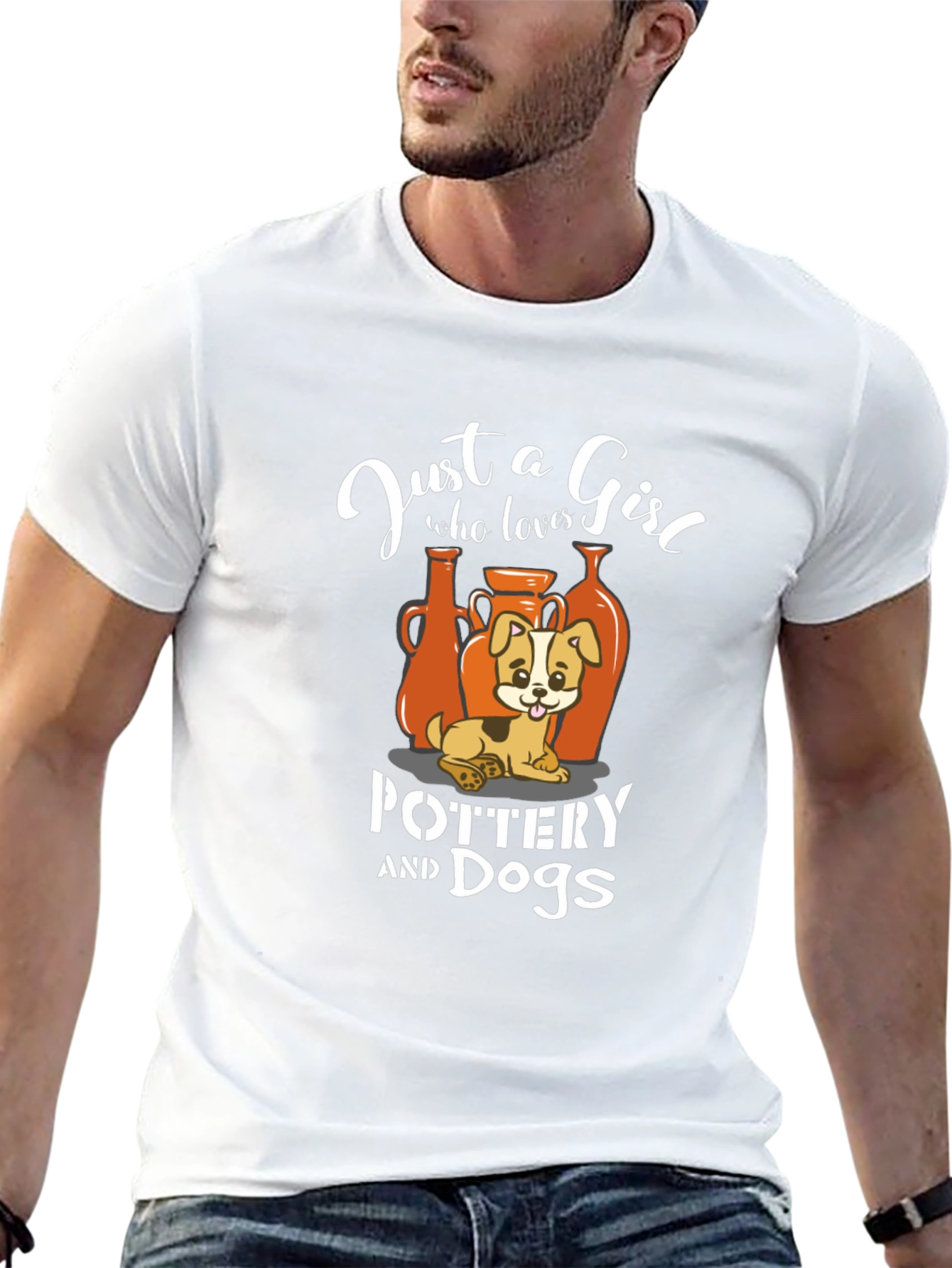 Pottery and Dogs Graphic T-Shirt