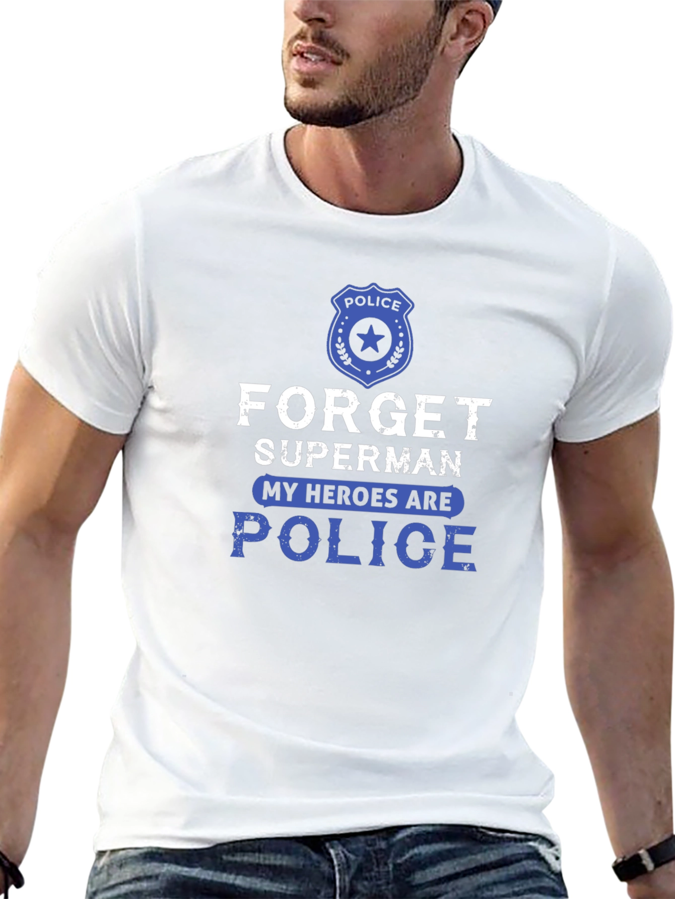 Forget Superman Police Graphic Tee